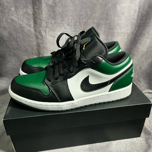 🔥Noble Green Toe🔥 jordan 1 low noble green toe size 9 mens - Picture 5 of 10